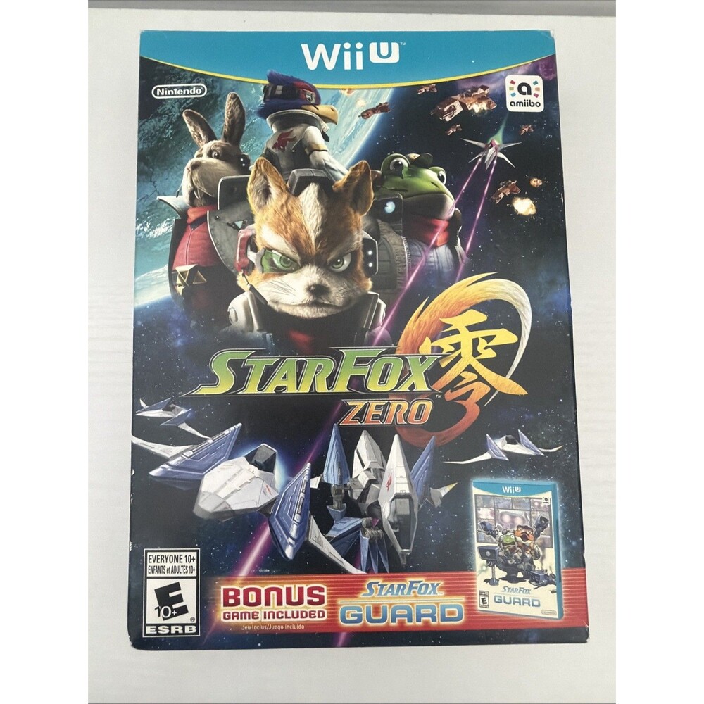 Starfox Zero Wii U Cardboard Box Only